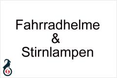 Fahrradhelme & Stirnlampen