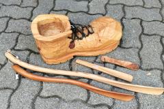 Schuhlöffel aus Holz