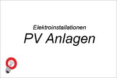 ELEKTROINSTALLATIONEN PV Anlagen